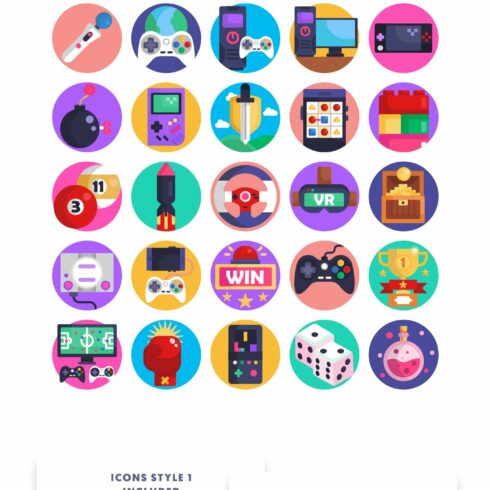 50 Gaming Icons cover image.