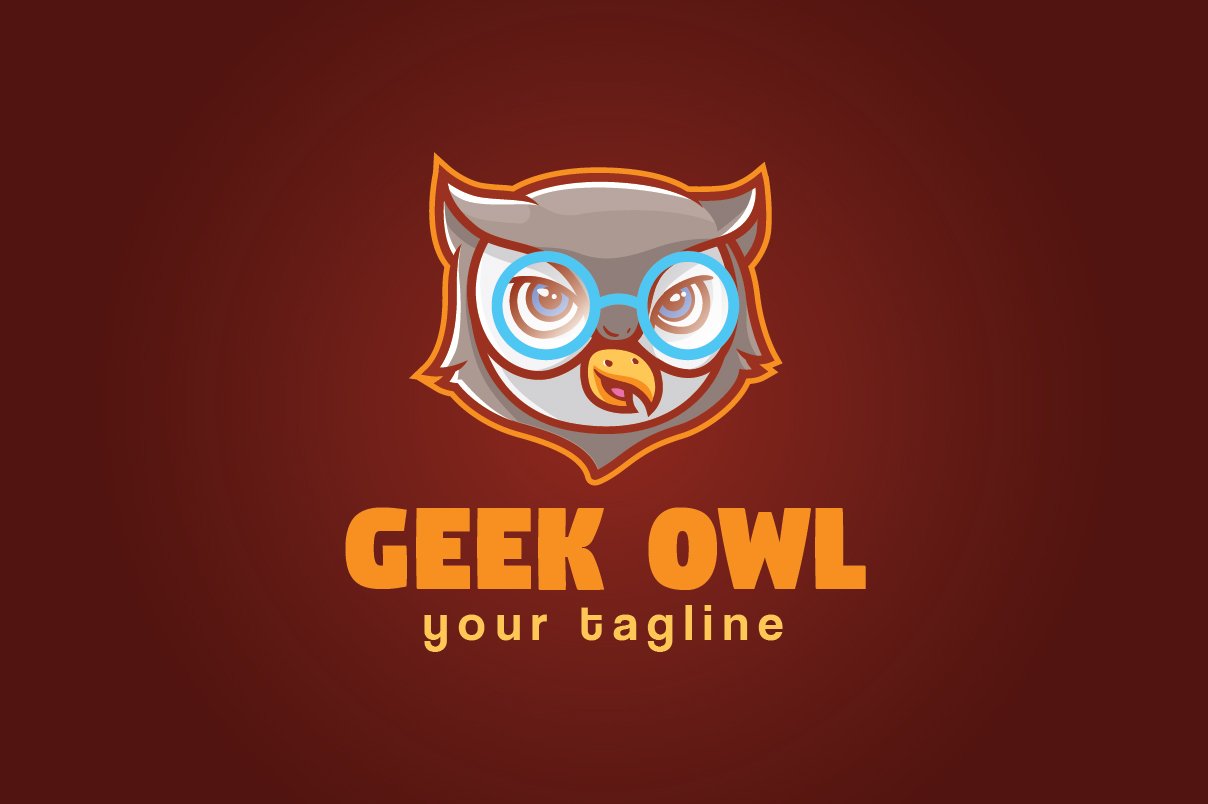Geek Owl Logo preview image.