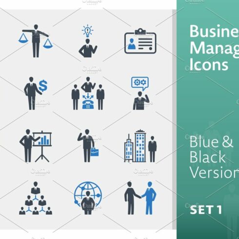 Business & Management Icons - Set 1 cover image.
