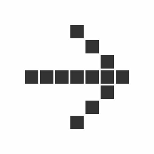 Pixel arrow glyph icon cover image.