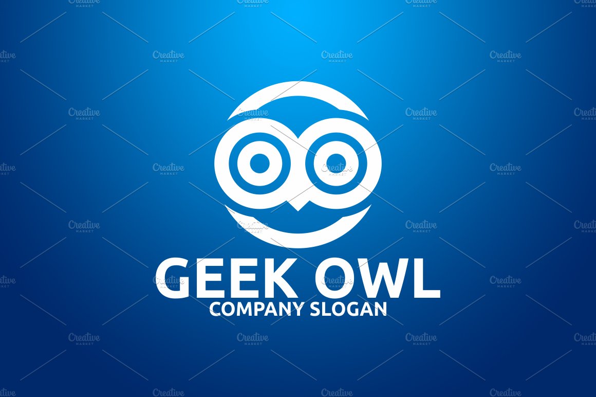 Geek Owl Logo preview image.