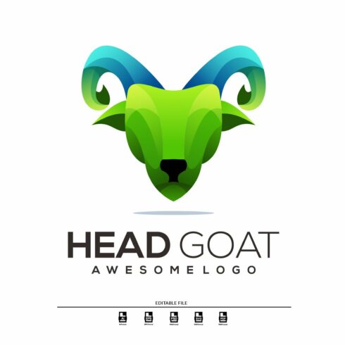 Goat gradient logo cover image.