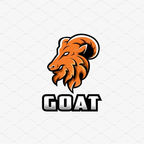 Aggressive powerful Goat mascot logo cover image.