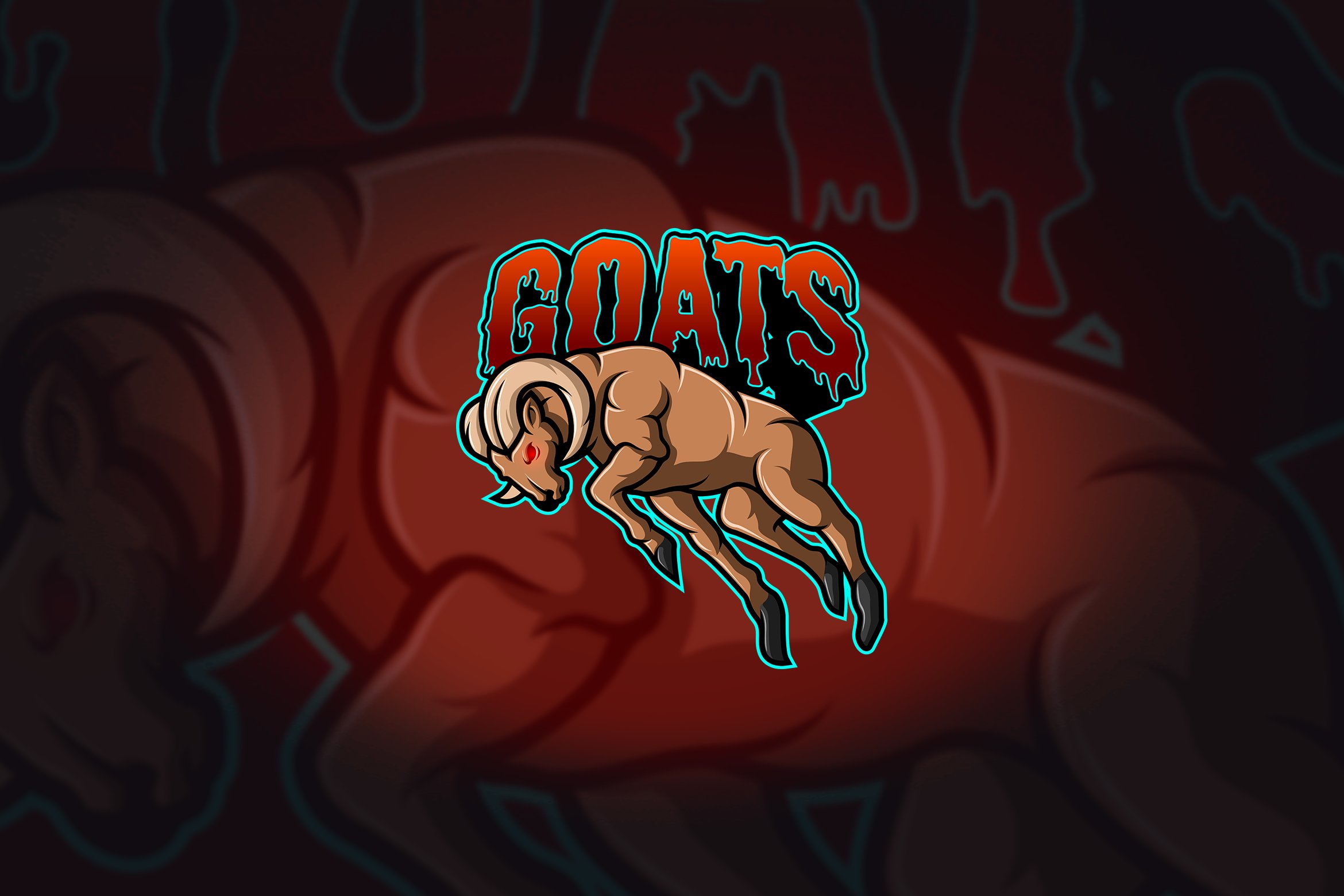 Goat - Mascot & Esport Logo cover image.