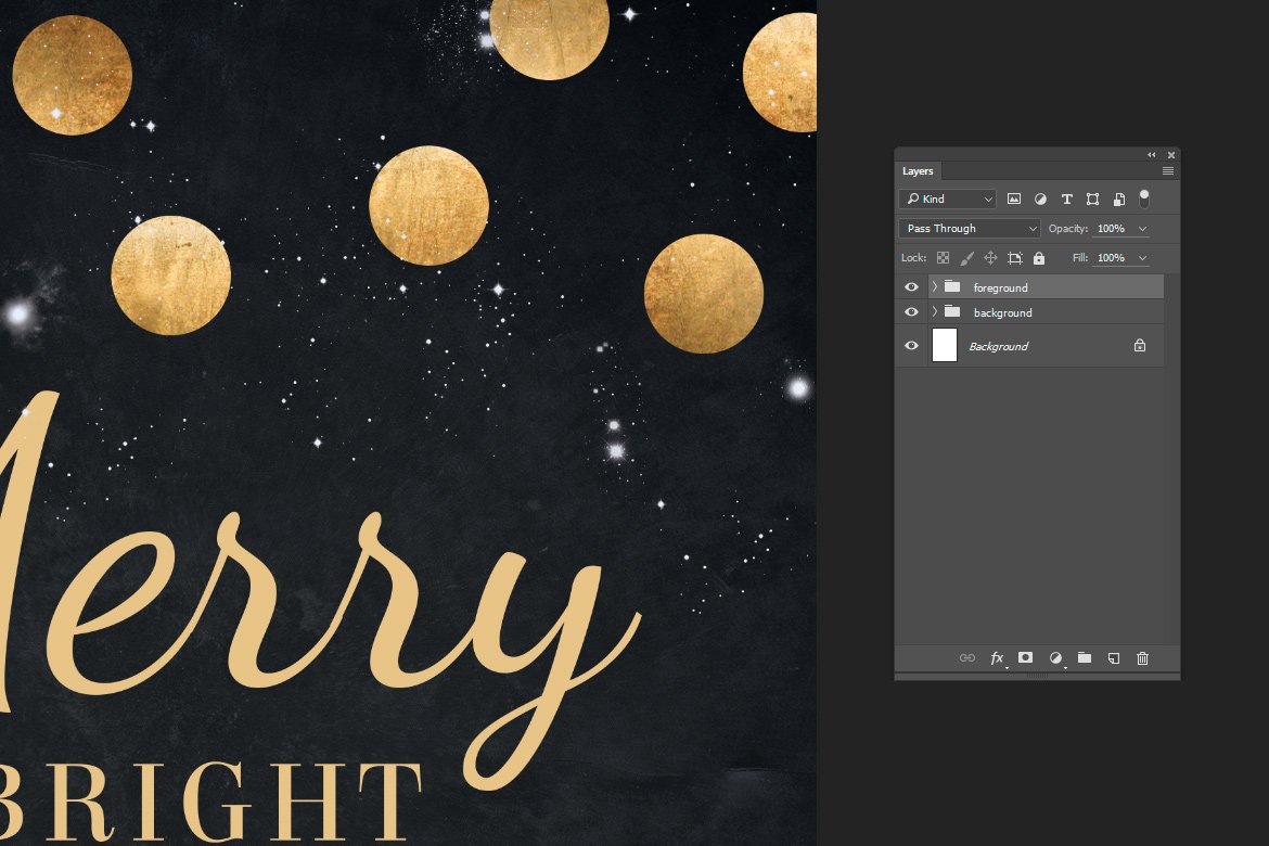 gold confetti holiday party photoshop template 3 43