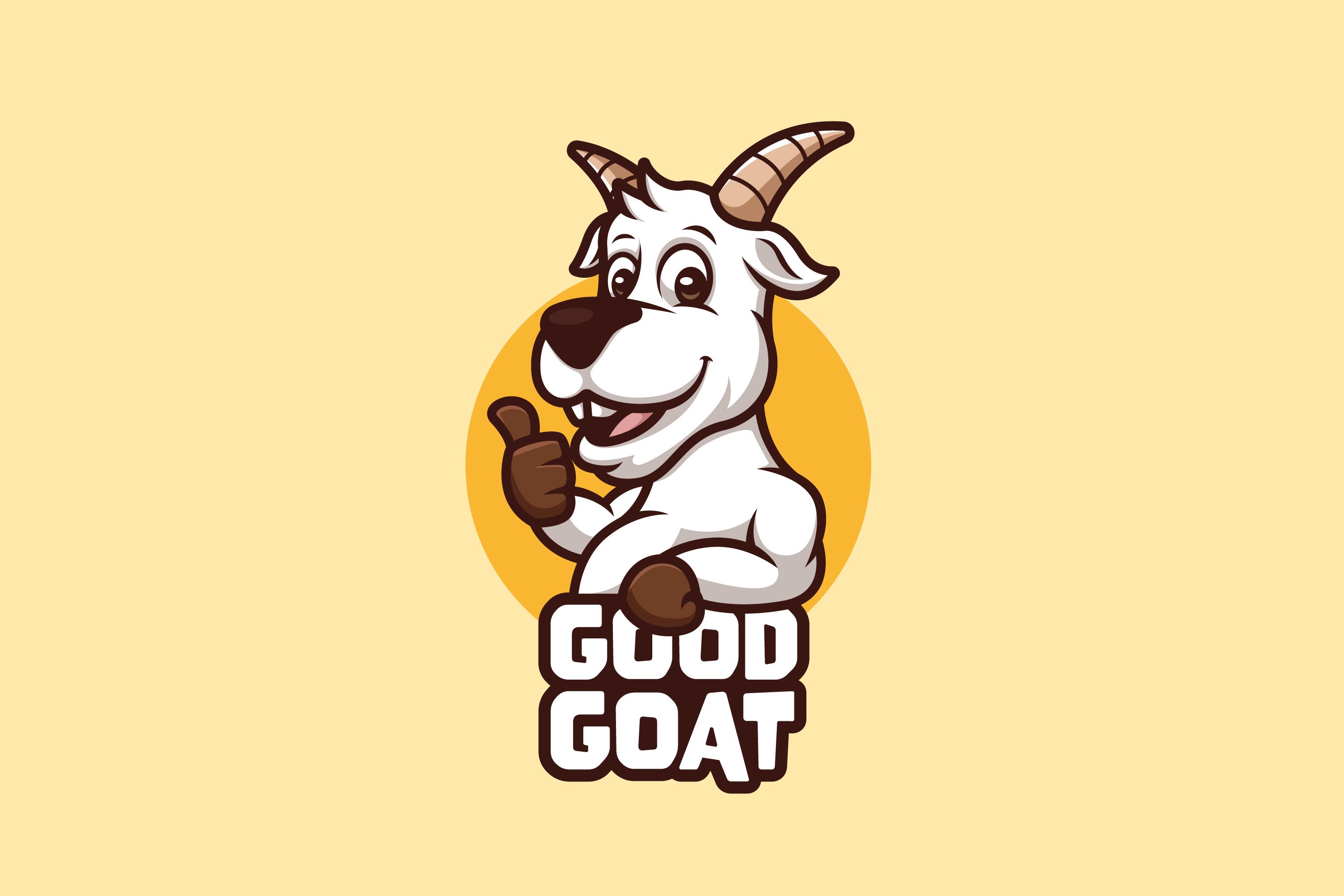 Goat Cartoon Logo cover image.