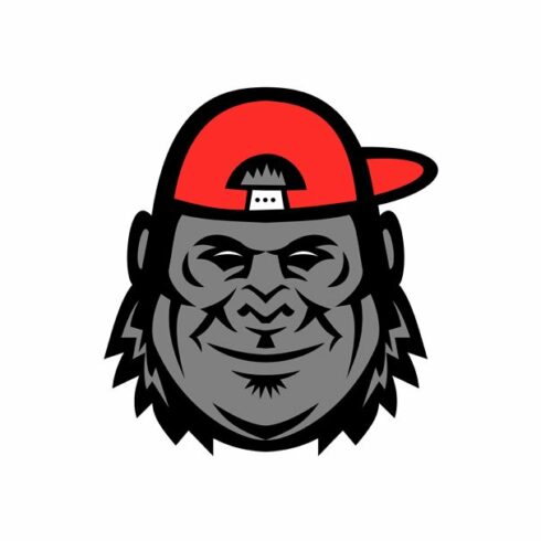 Gorilla Wearing Cap Mascot cover image.