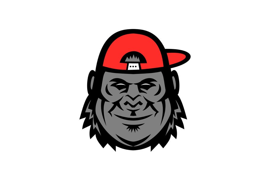 Gorilla Wearing Cap Mascot cover image.