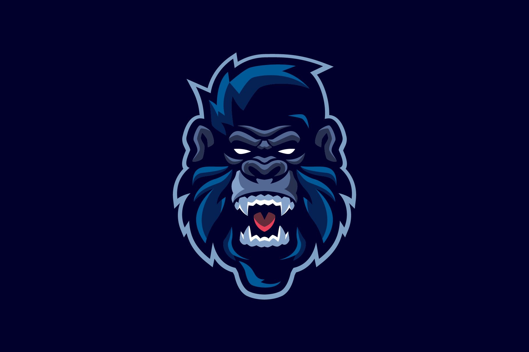 gorilla esports logo templates 4 537