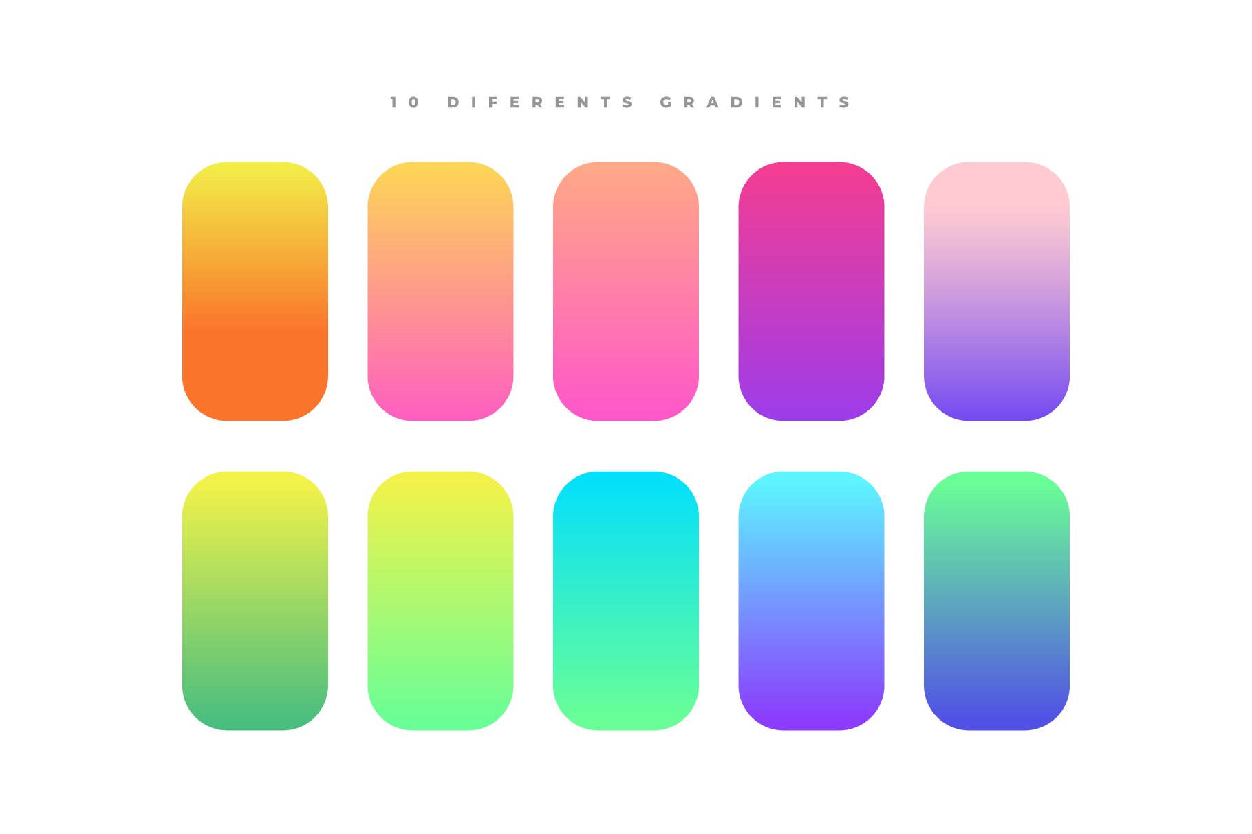 Gradients Pack x10 cover image.