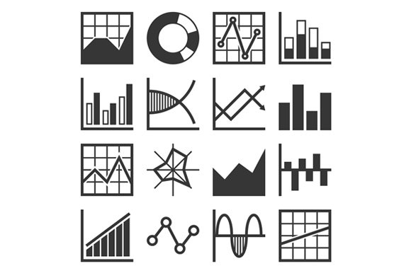 Analytics and Finance Icon Set cover image.