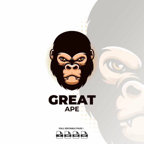 Great Ape Mascot Logo cover image.