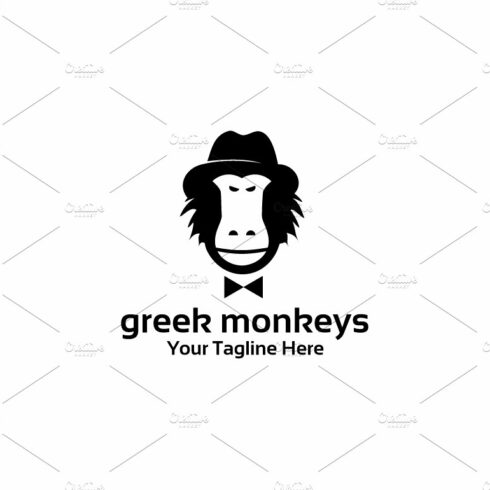 greek monkeys - Logo Template cover image.