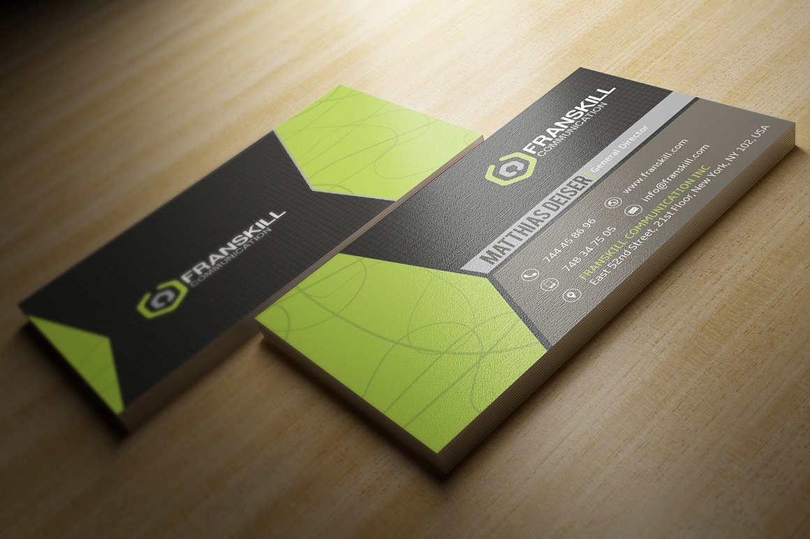 Modern Business Card preview image.