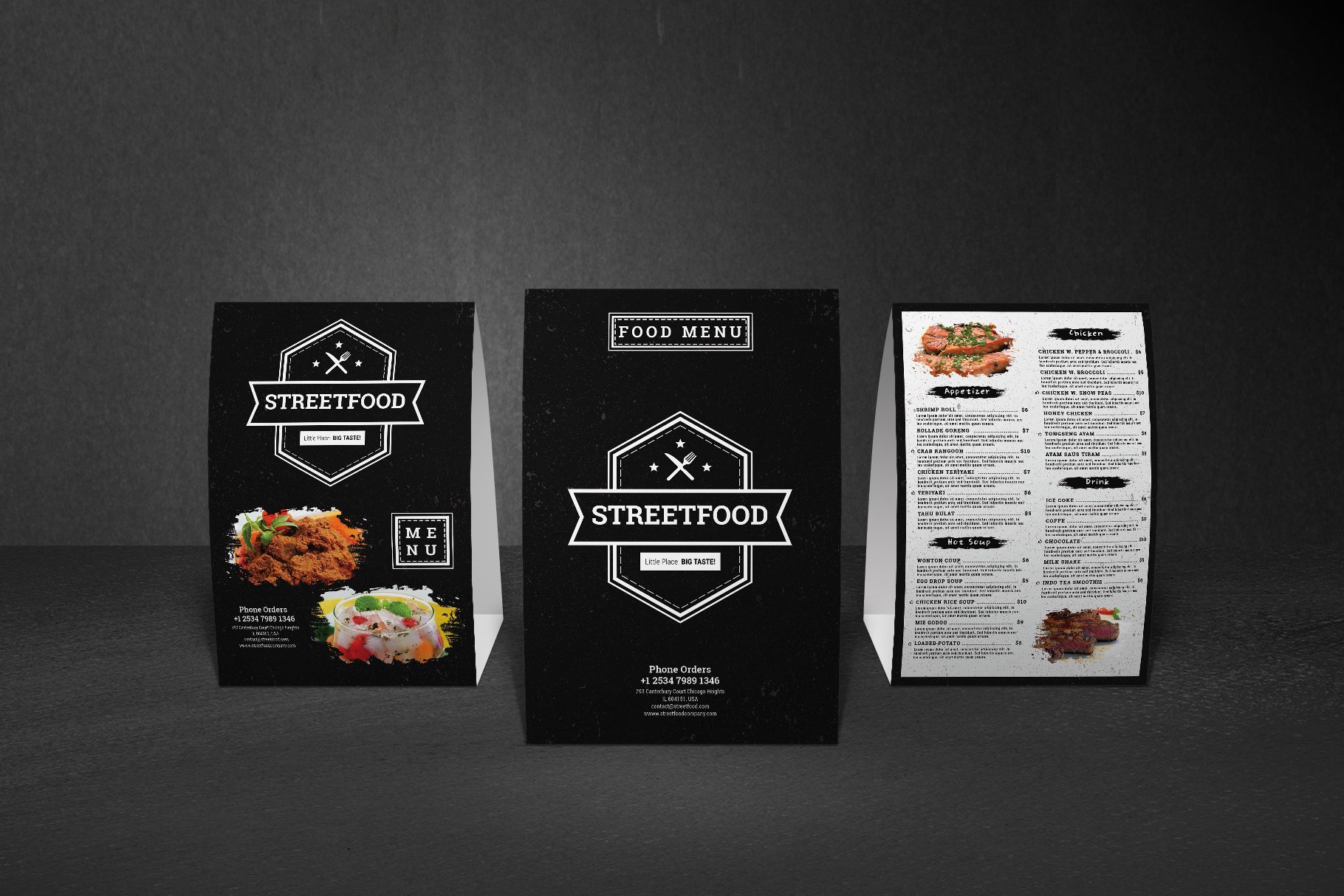 grunge food menu pack 28429 688