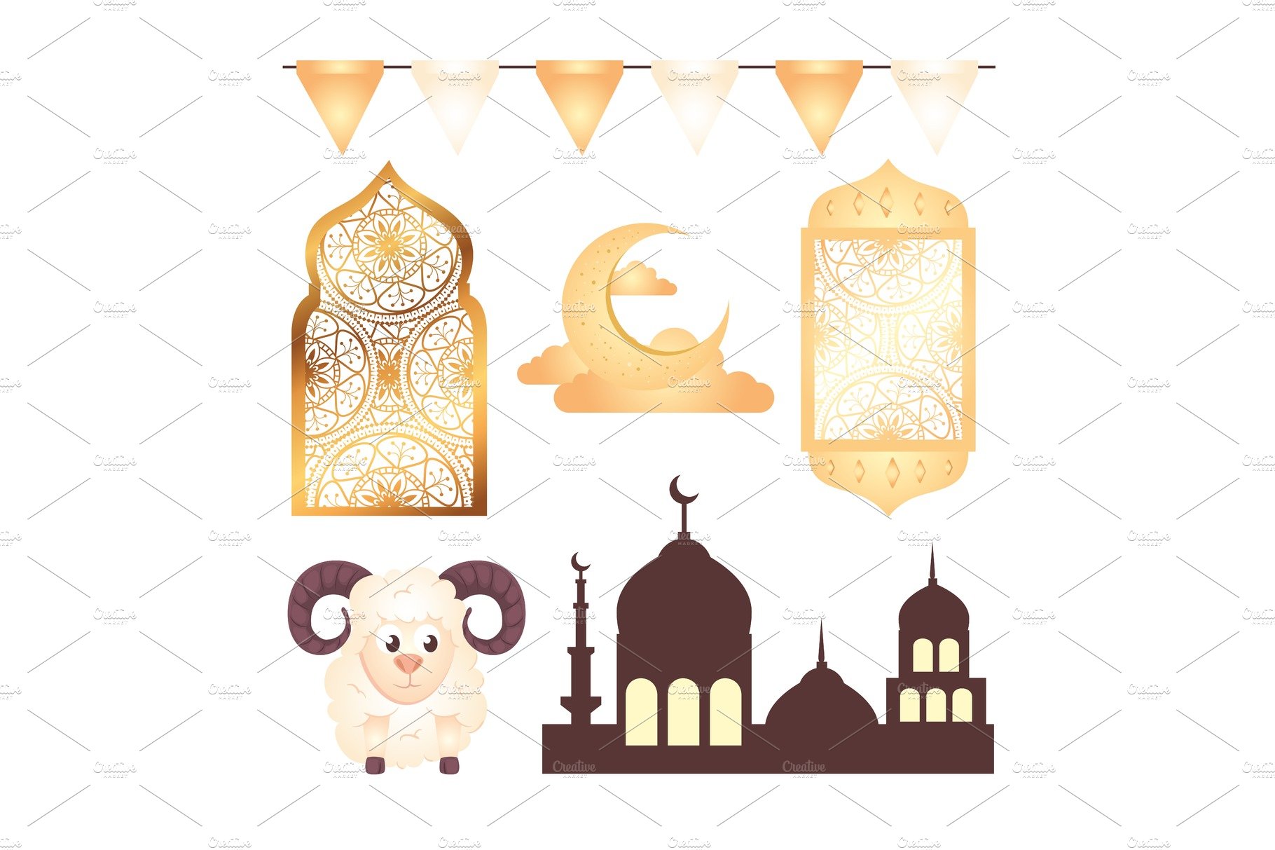 collection, eid al adha mubarak cover image.