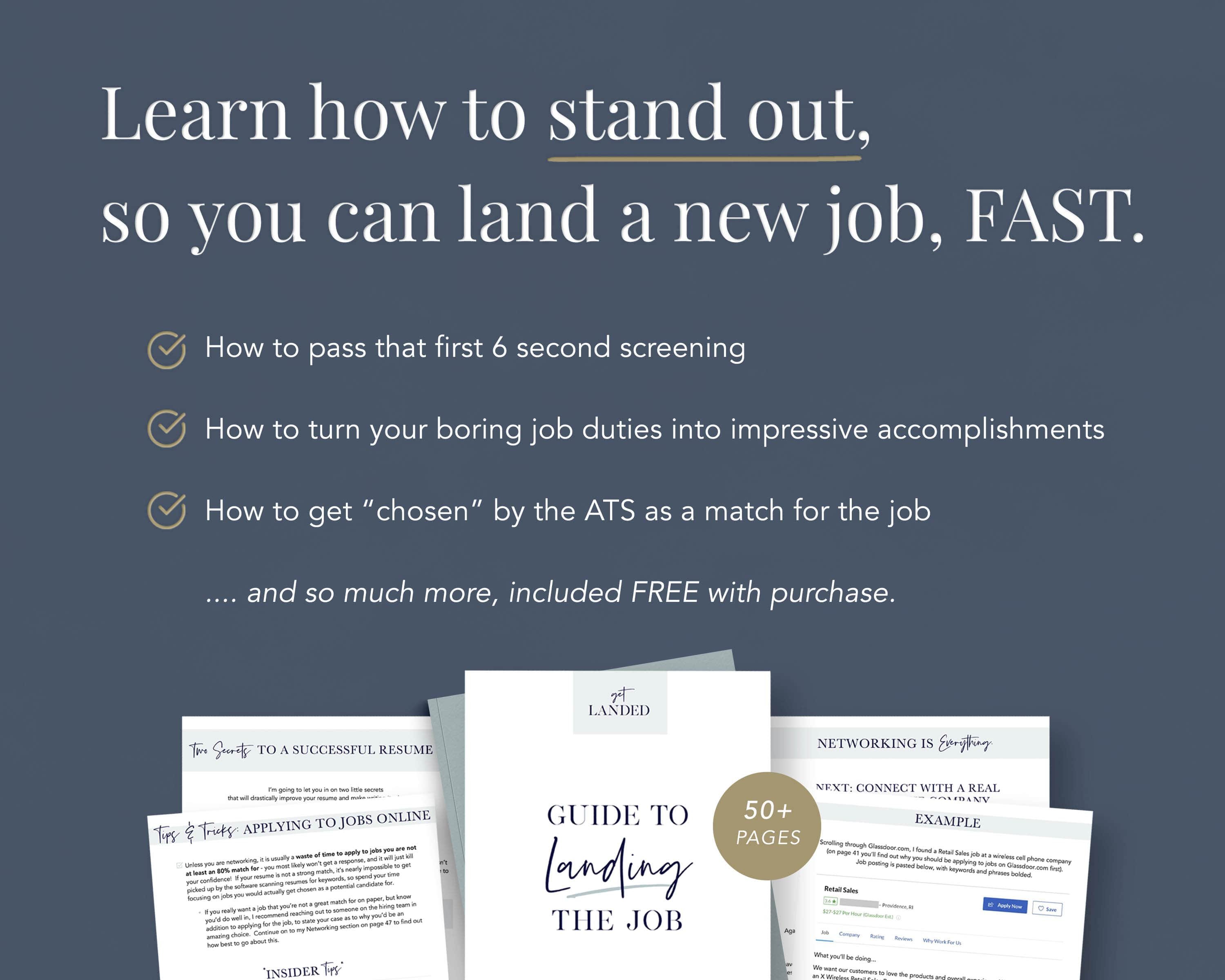 guide to landing the job get landed 983