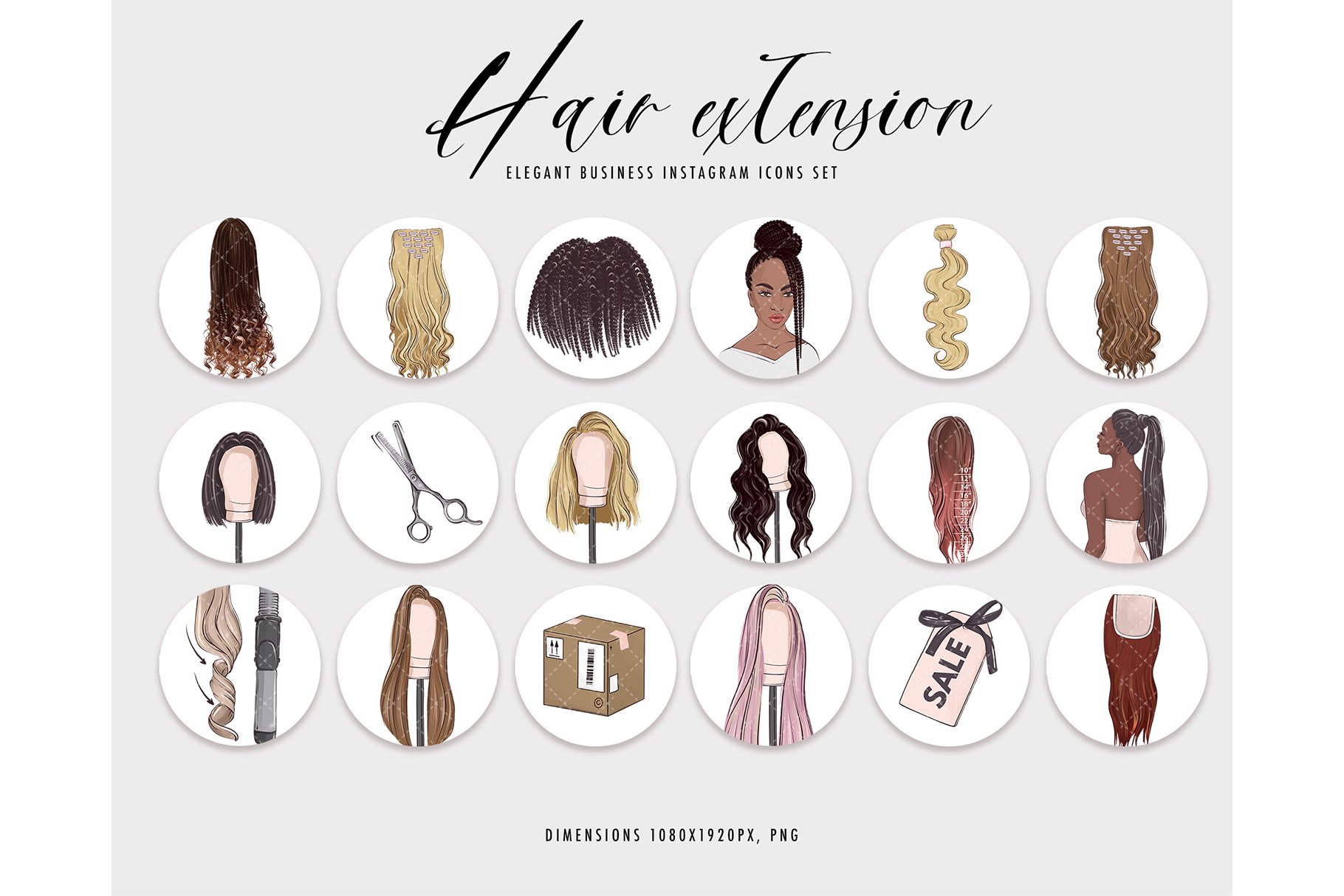 Hair extensions clipart wigs png preview image.