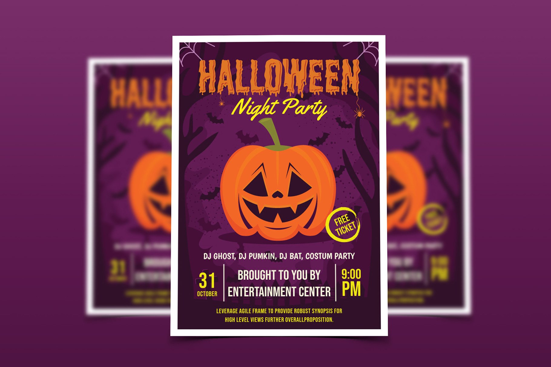 Halloween Flyer Template Masterbundles
