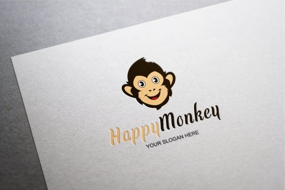 happy monkey logo preview 05 300