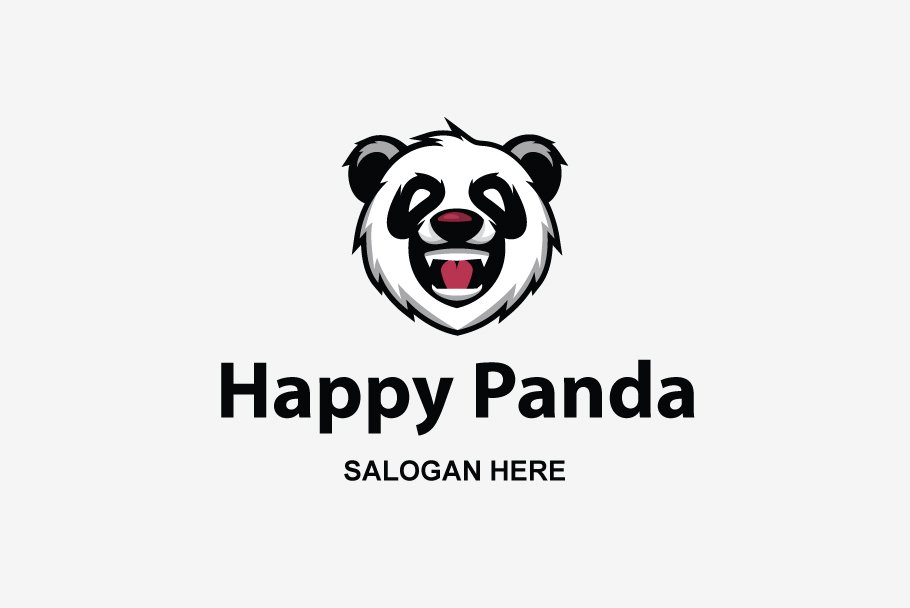 Happy Panda Logo cover image.