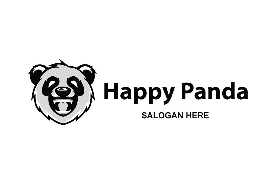 happy panda logo preview 04 750