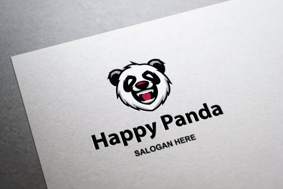 happy panda logo preview 05 130