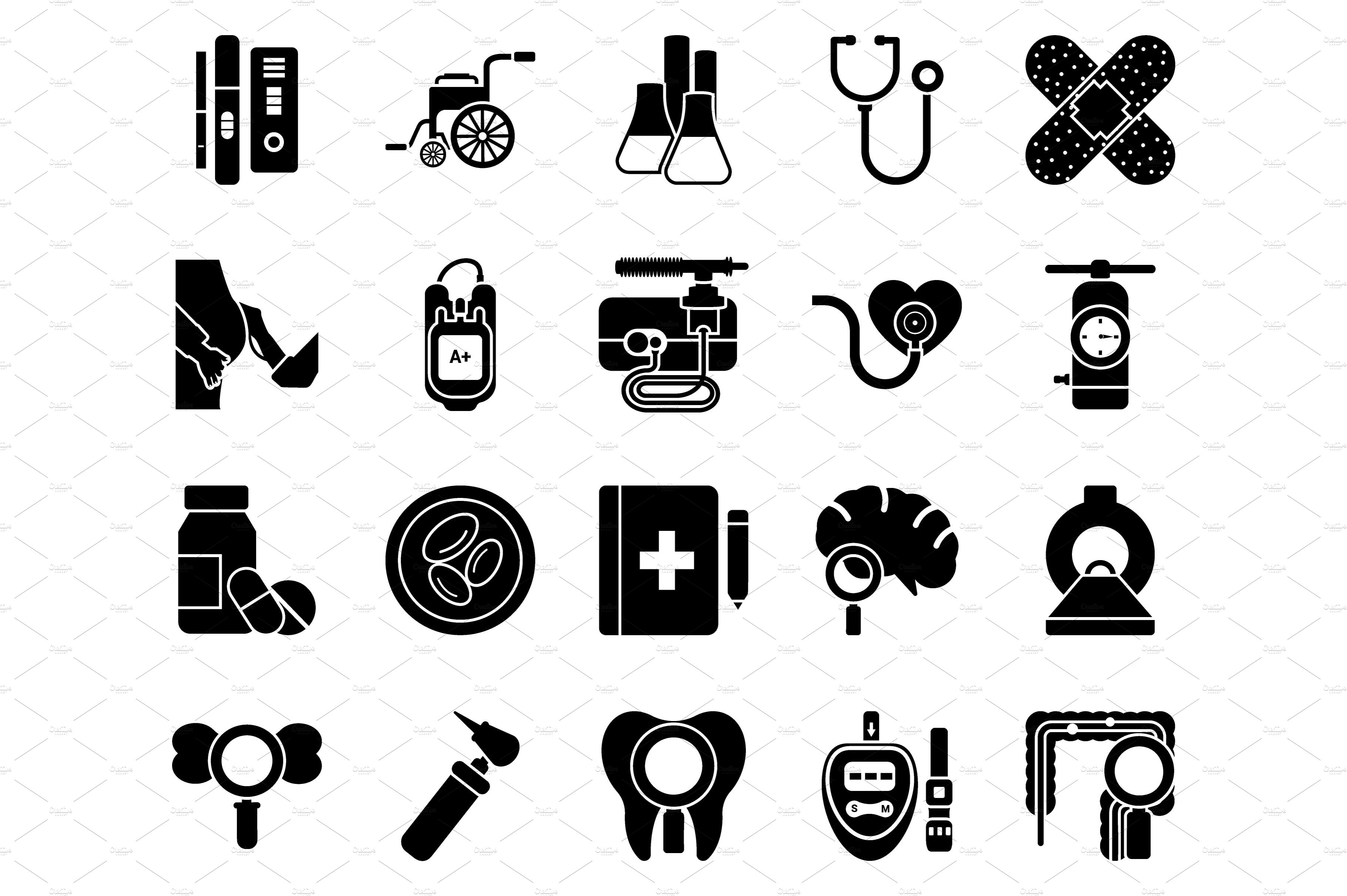 health checkup glyph 3640 2 186