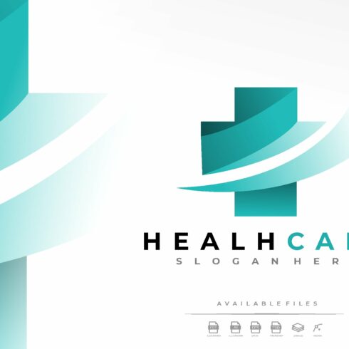 Gradient Medical Logo Template cover image.