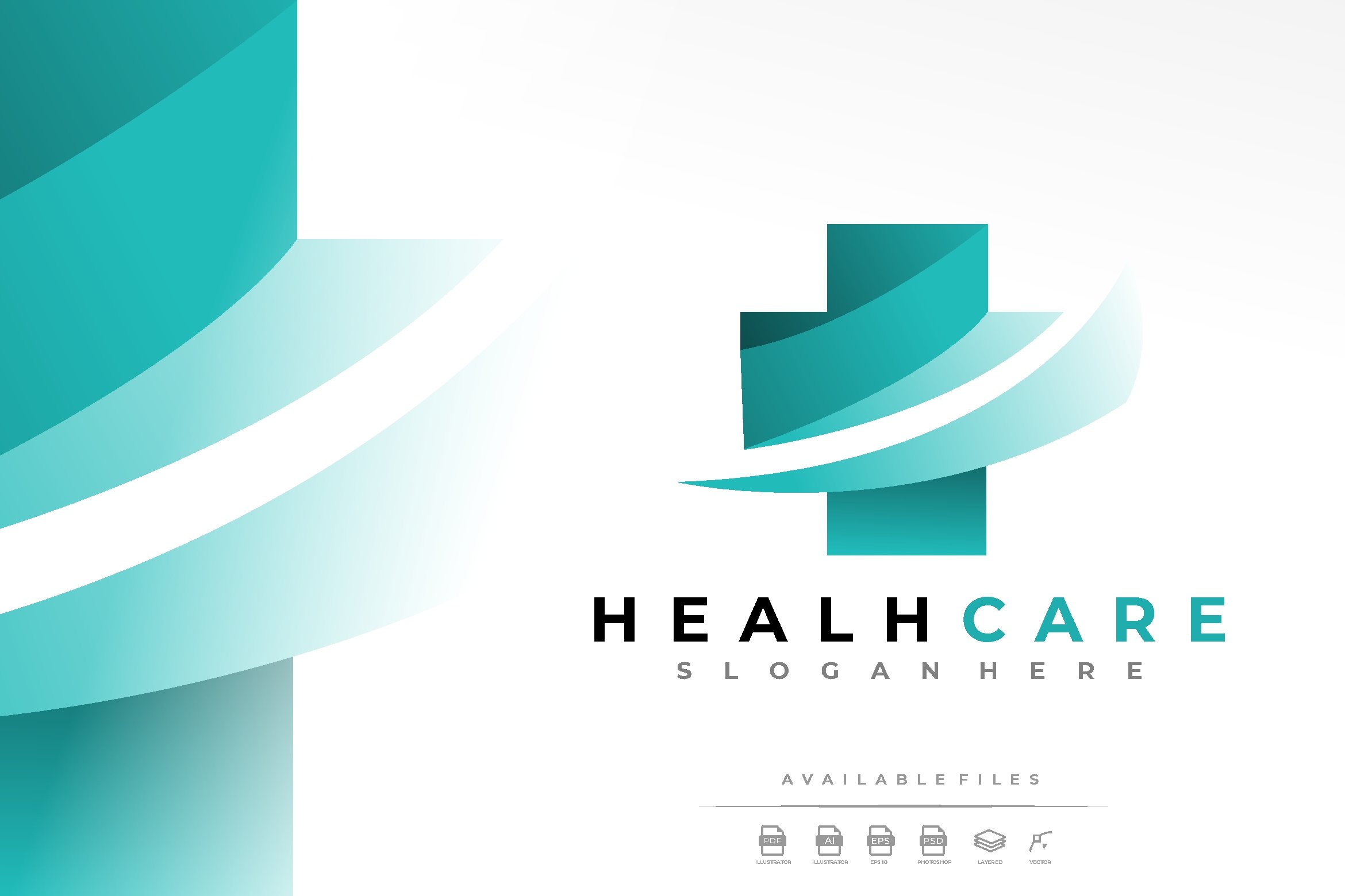 Gradient Medical Logo Template cover image.