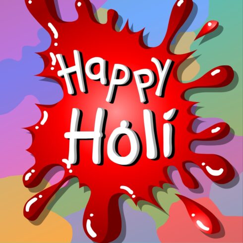 Happy Holi cover image.