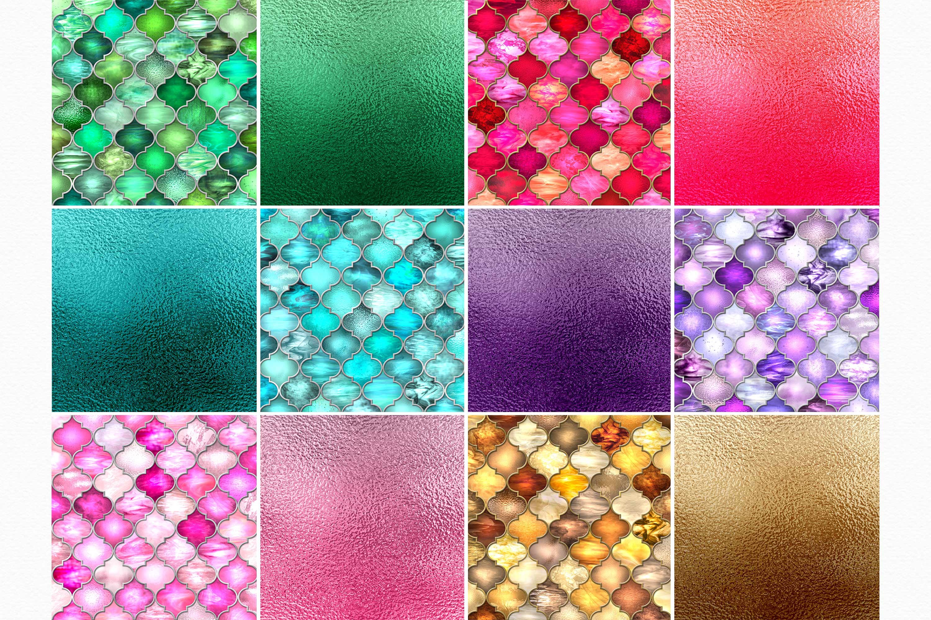 Moroccan Glass Textures preview image.