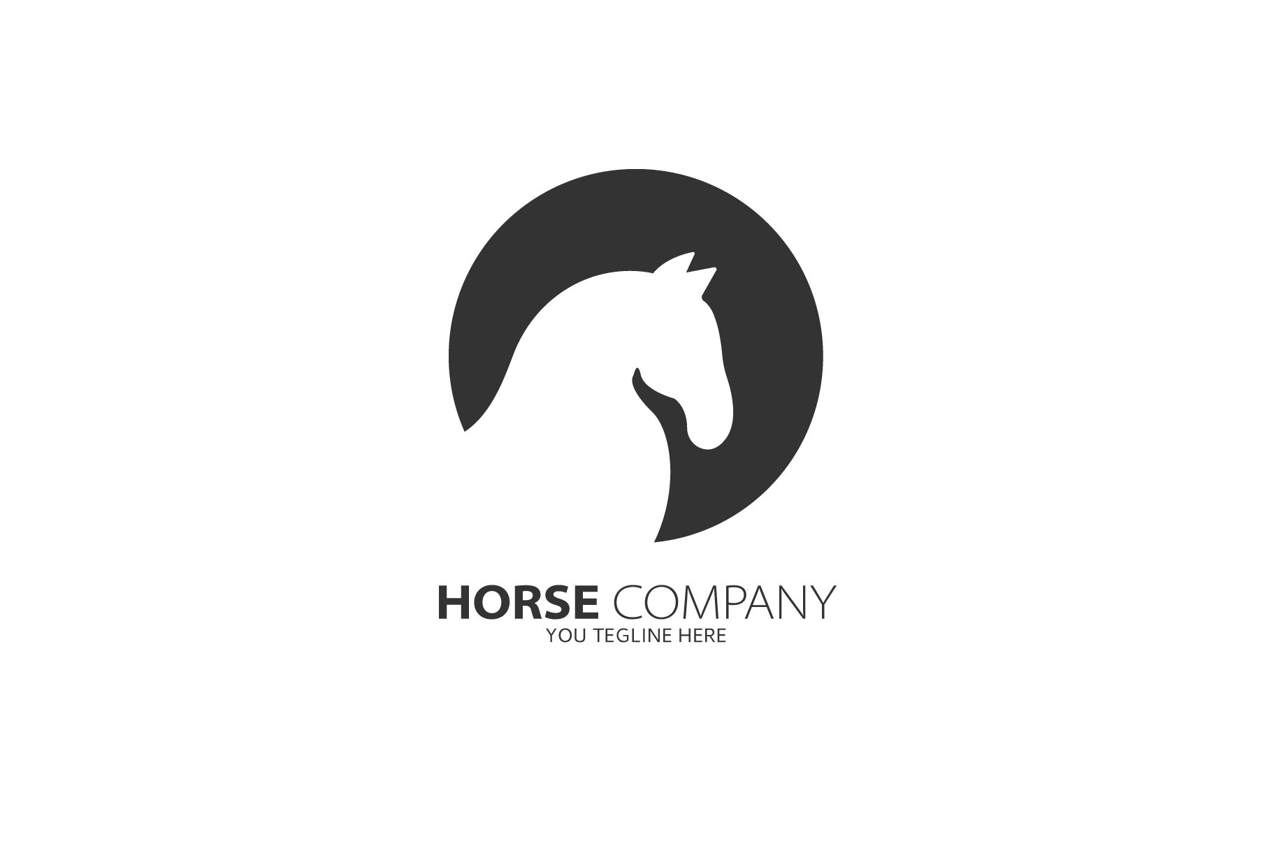 Horses Logo Vector illustration cover image.