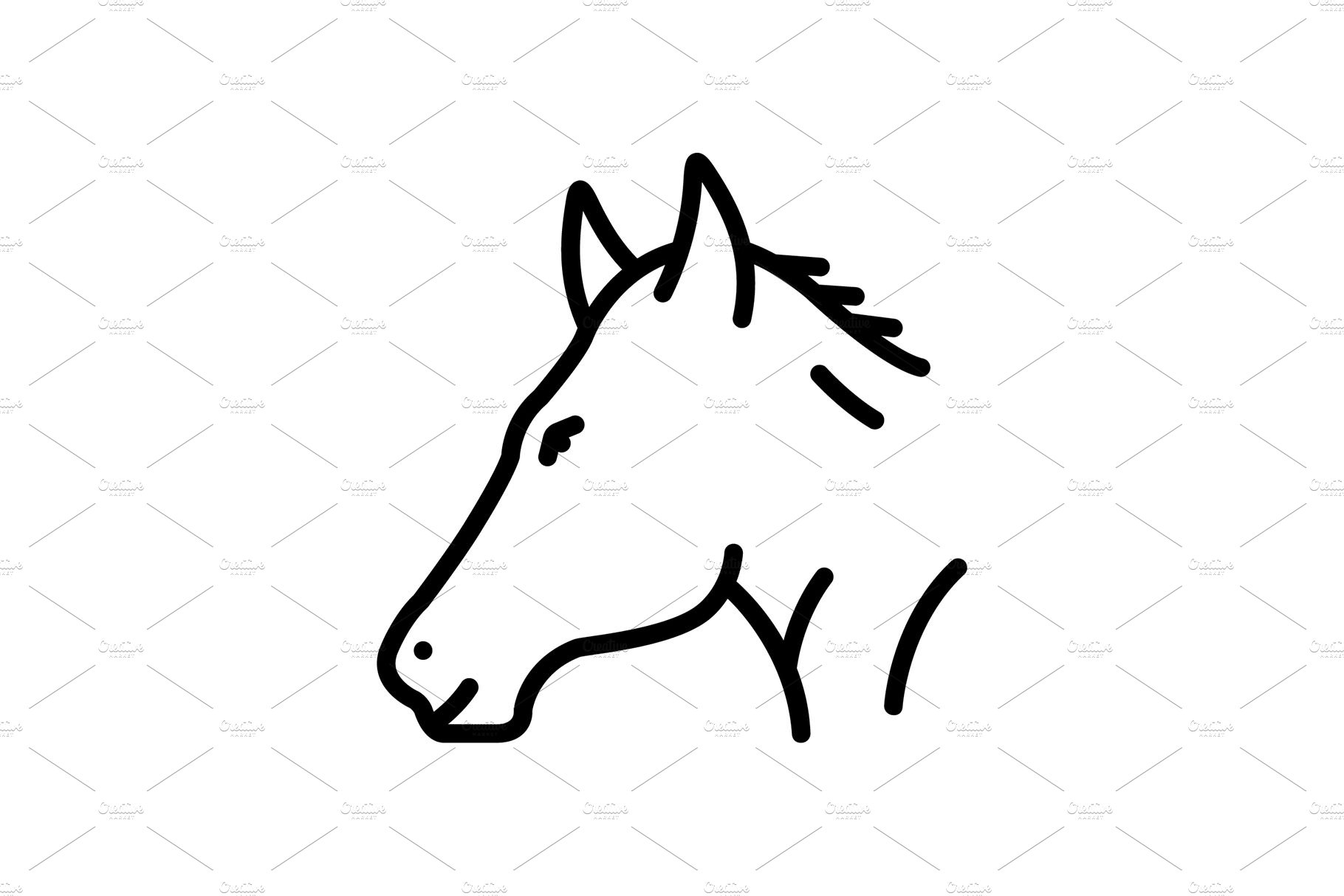 Horse steed icon cover image.
