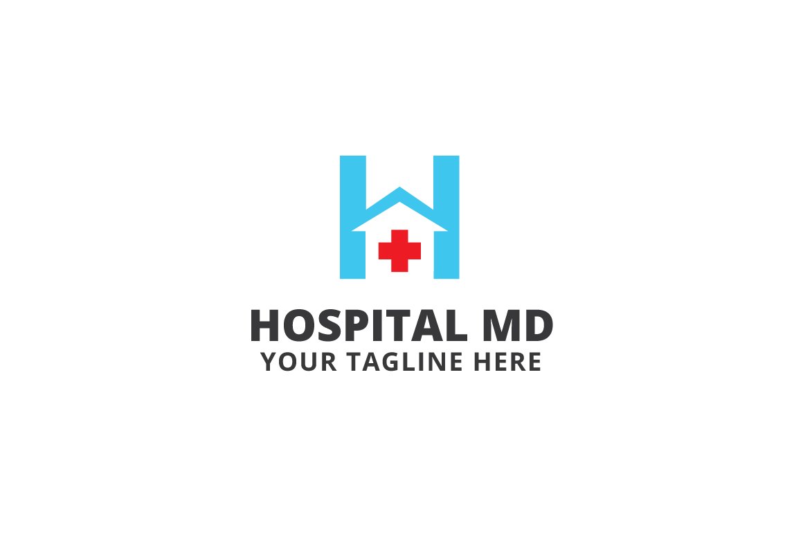 Hospital MD Logo Template cover image.