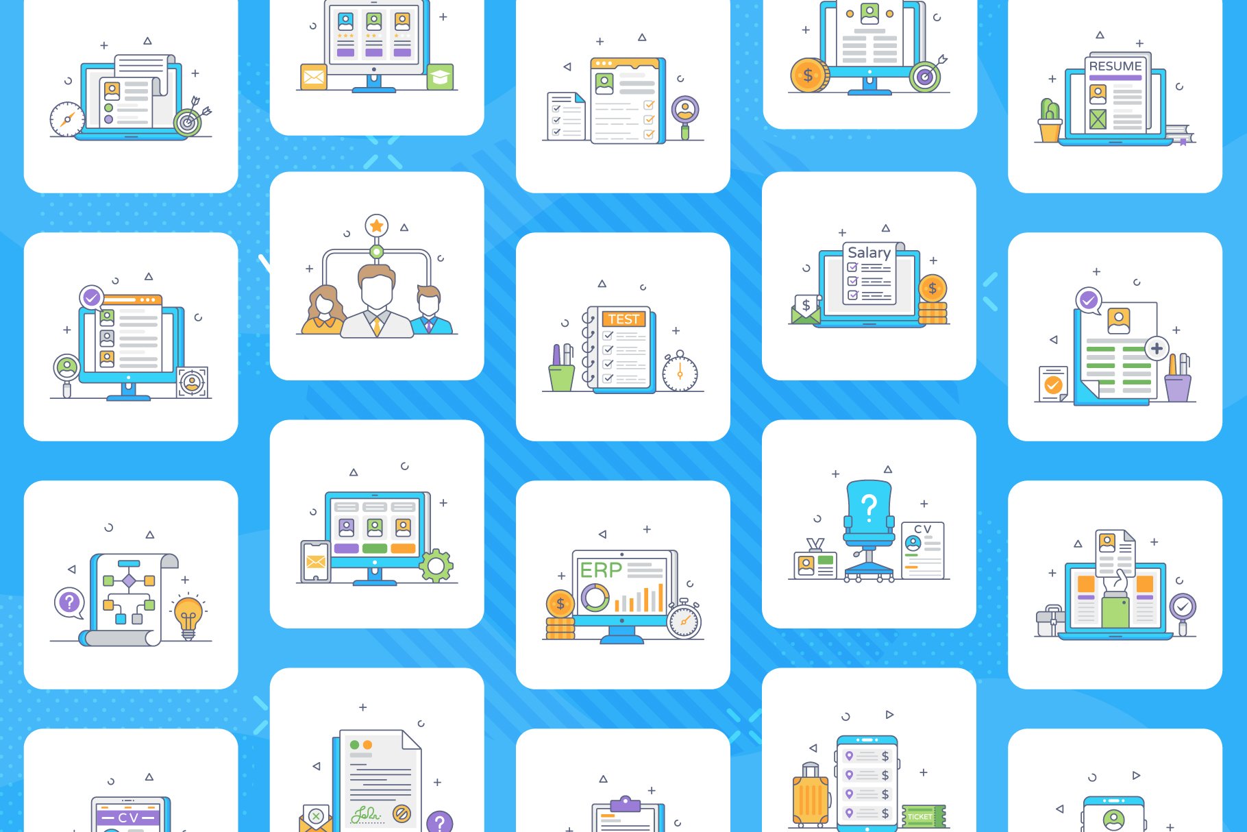 human resources icons preview 6 356