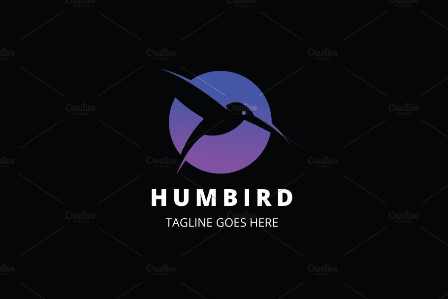 Humming bird Logo preview image.