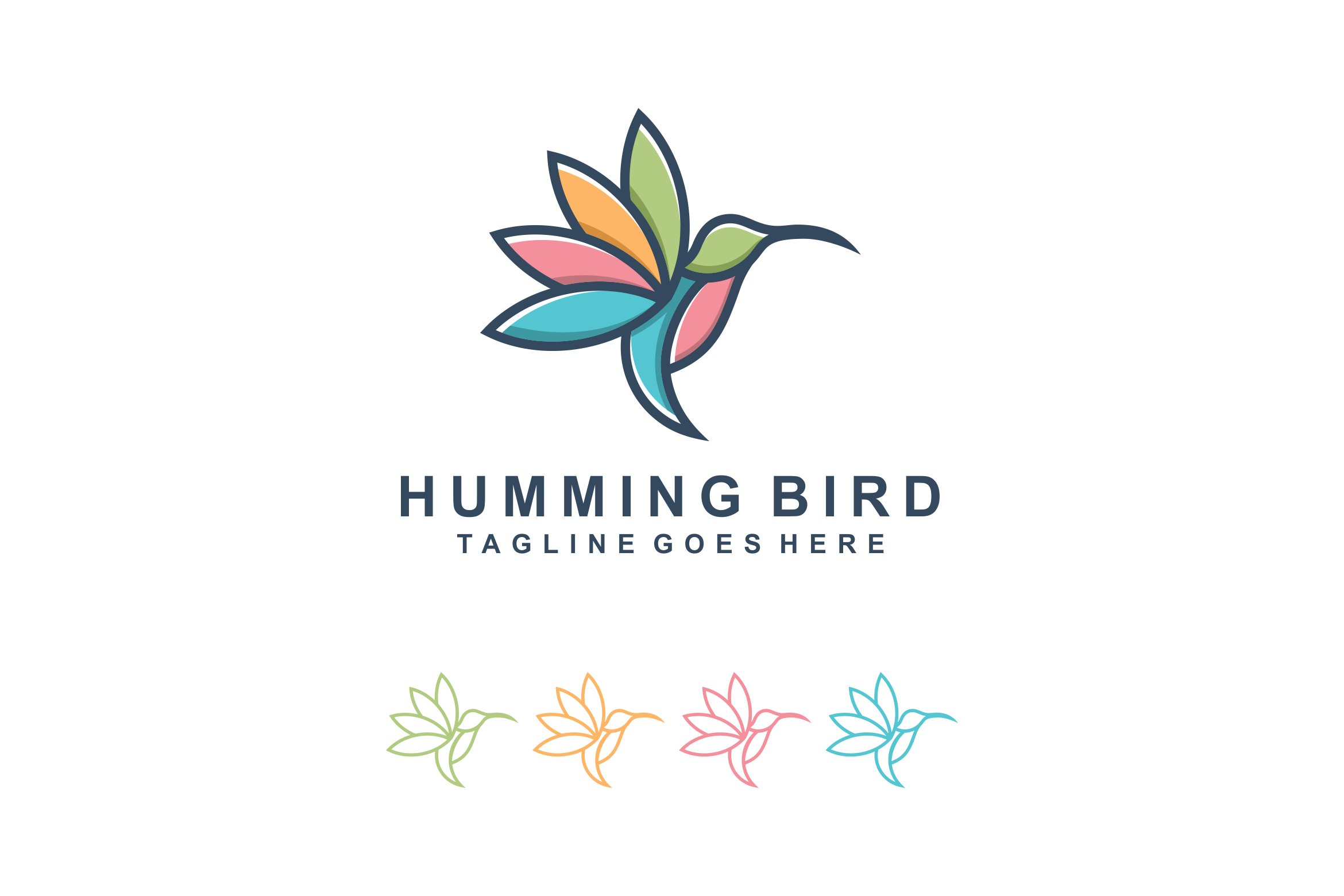HUMMING BIRD LOGO TEMPLATE cover image.