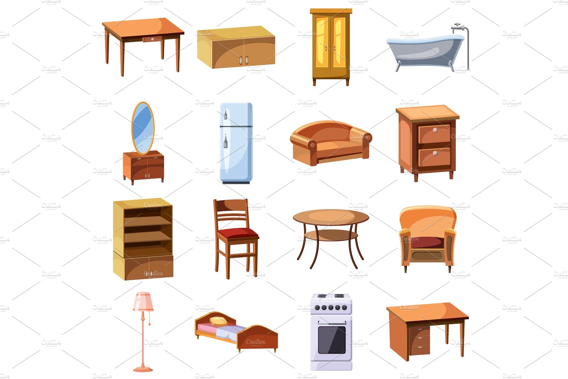 Furniture and household appliances cover image.