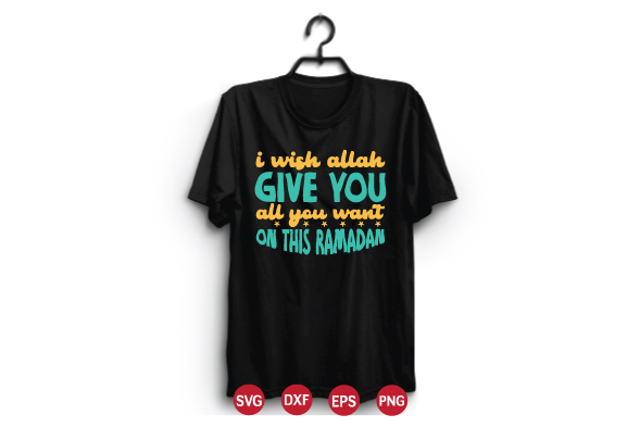 T - shirt that says i wish to give you all you want on this.