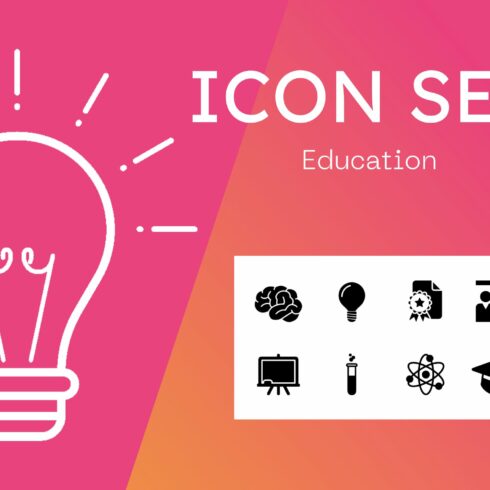 Education Icon Set cover image.