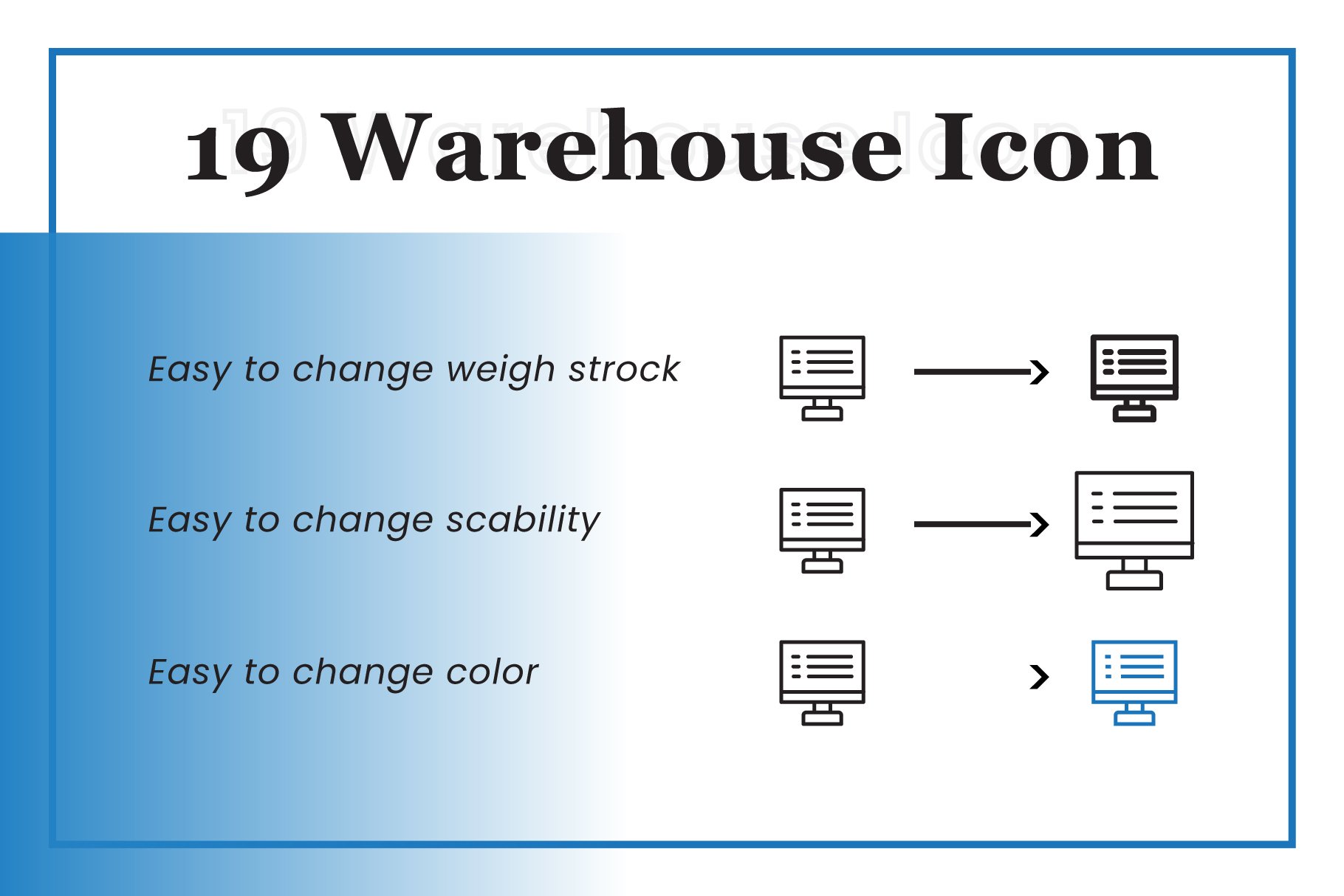 Warehouse icon preview image.