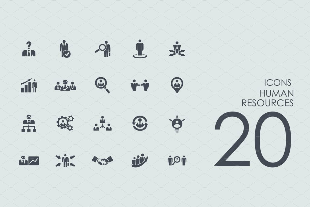 20 Human Resources Icons Masterbundles