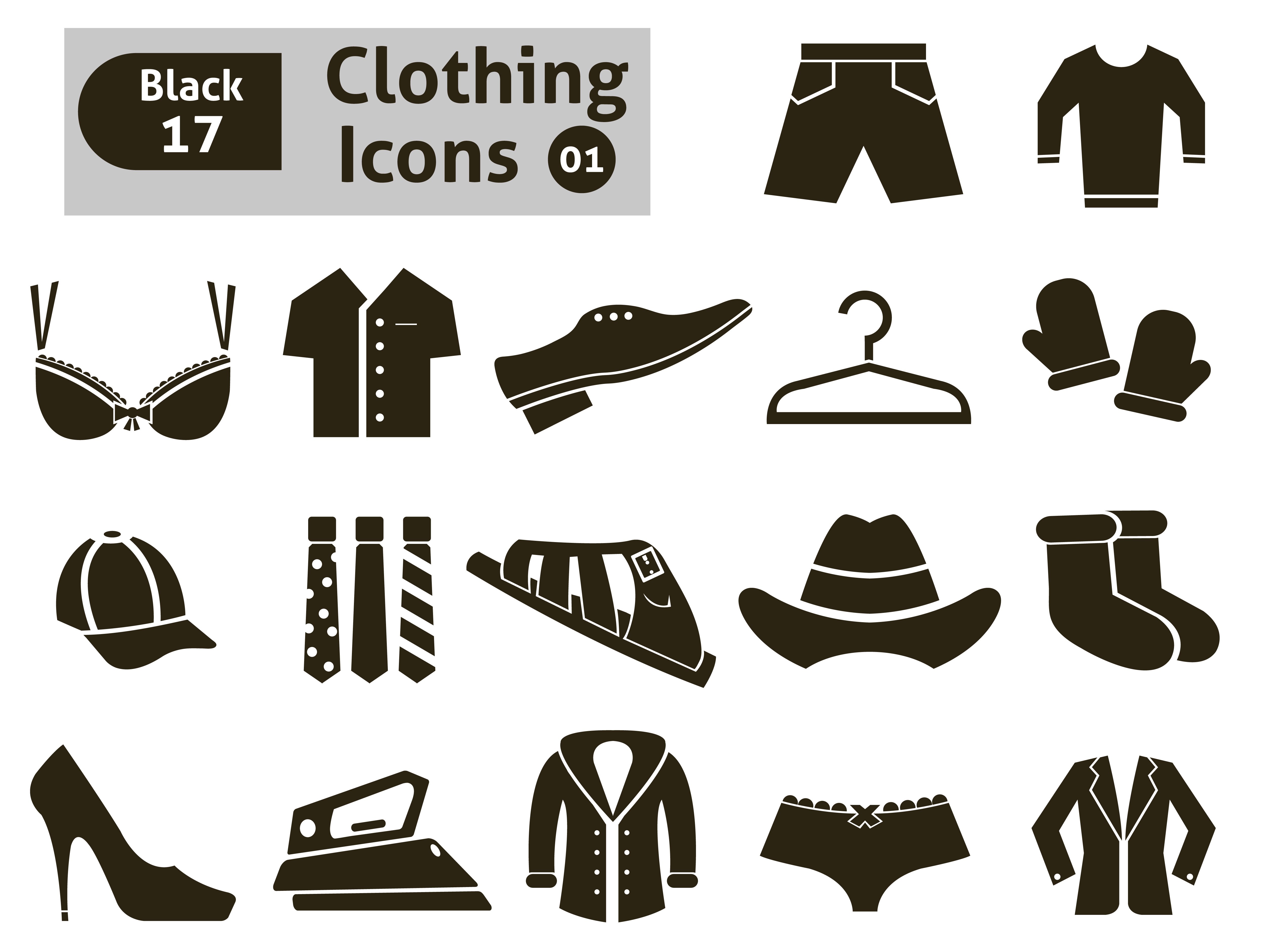 Clothing icons preview image.