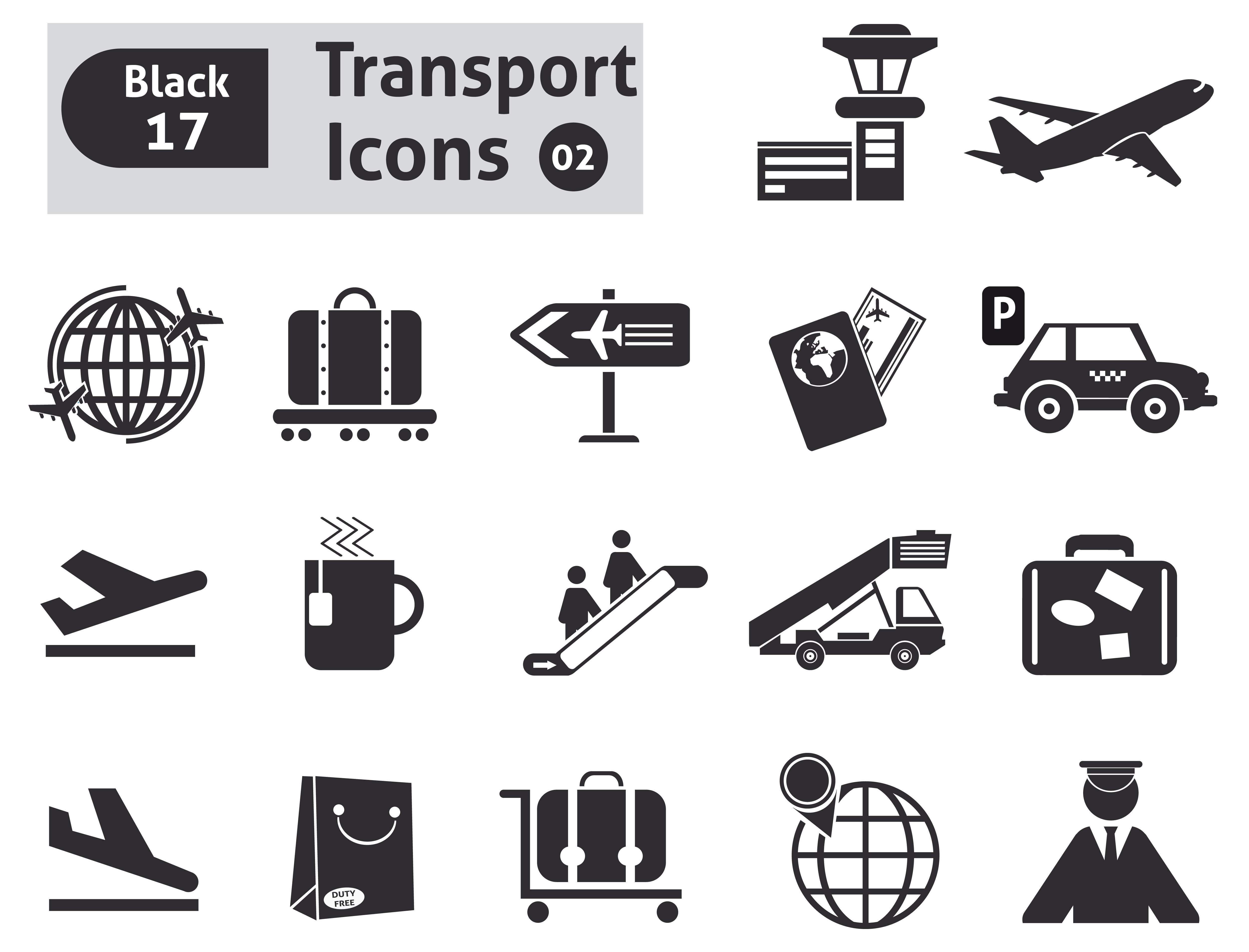 Transport icons preview image.