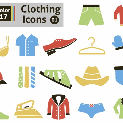 Clothing icons cover image.