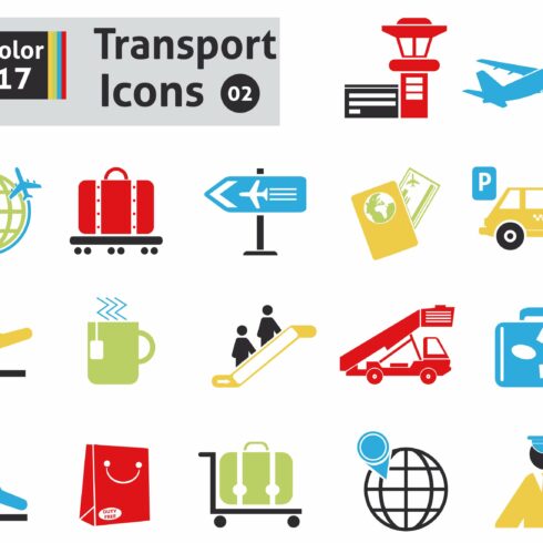 Transport icons cover image.