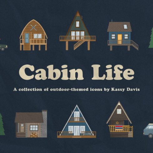 Cabin Life Icon Collection cover image.