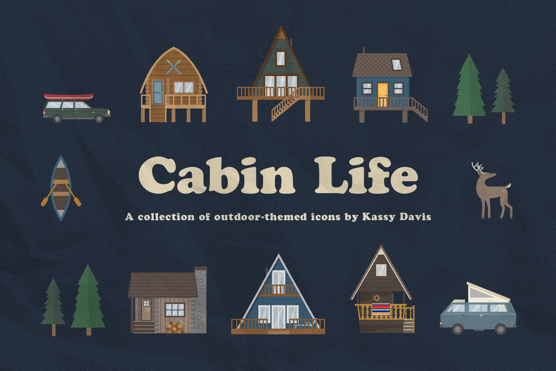 Cabin Life Icon Collection cover image.