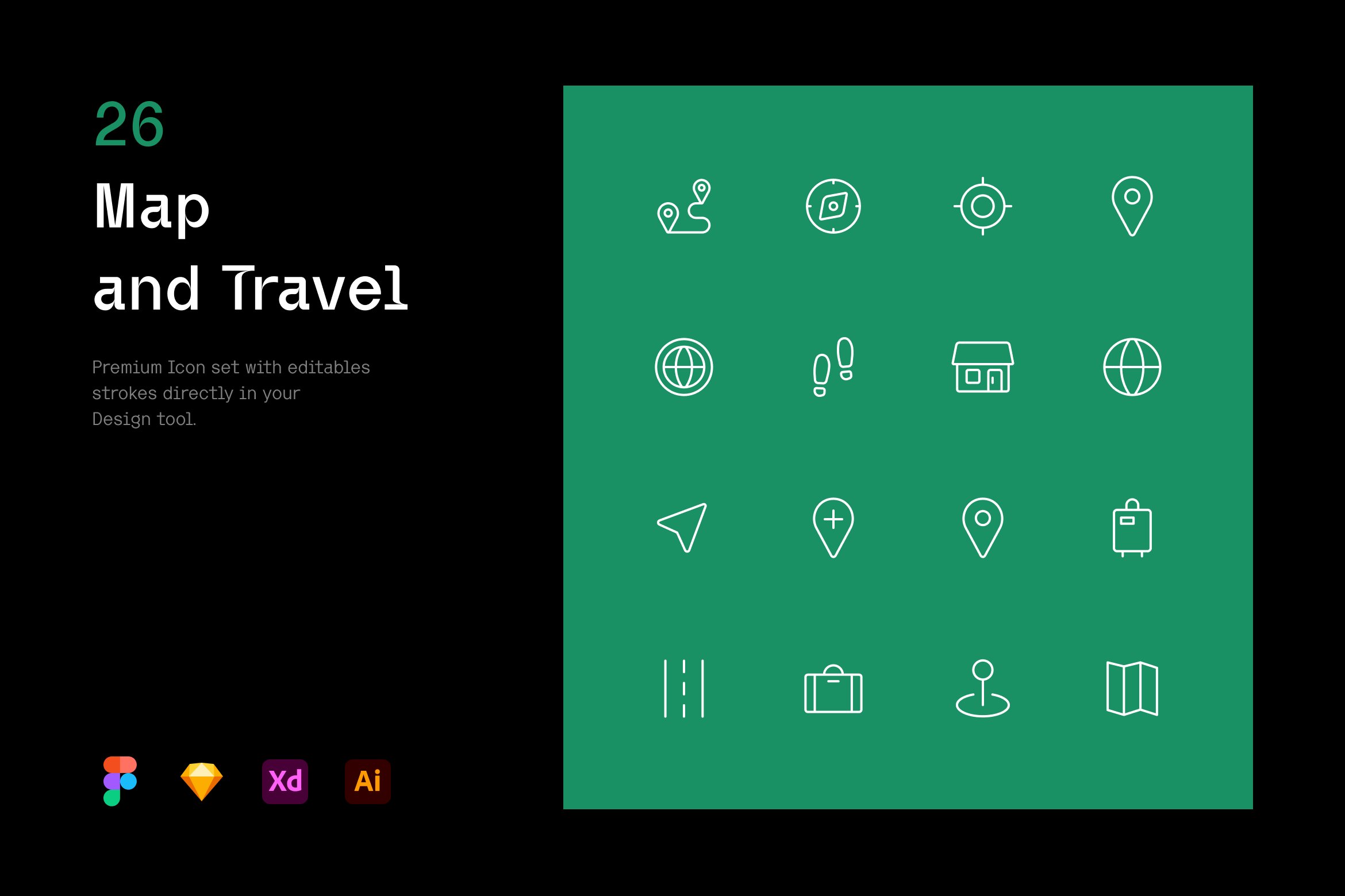 Map and Travel - Iconuioo cover image.